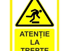 Placuta atentie la trepte